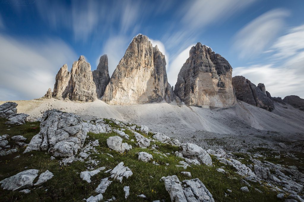 paysage montagne tre cime dolomites italie