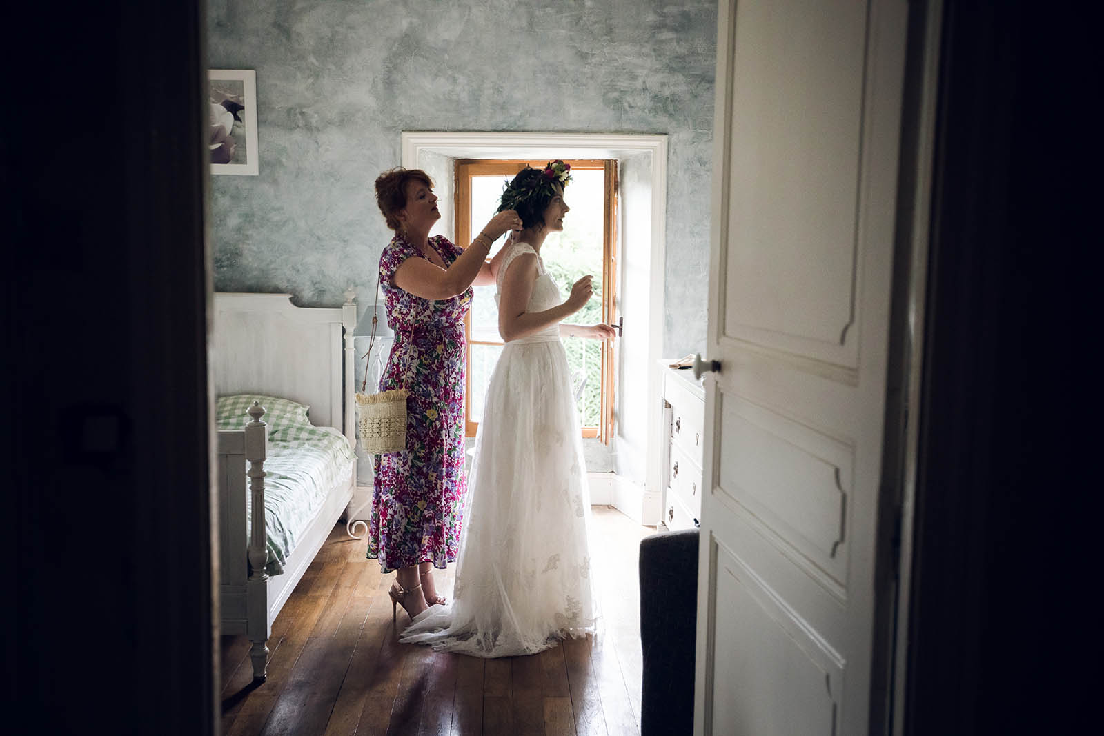préparatifs mariée
