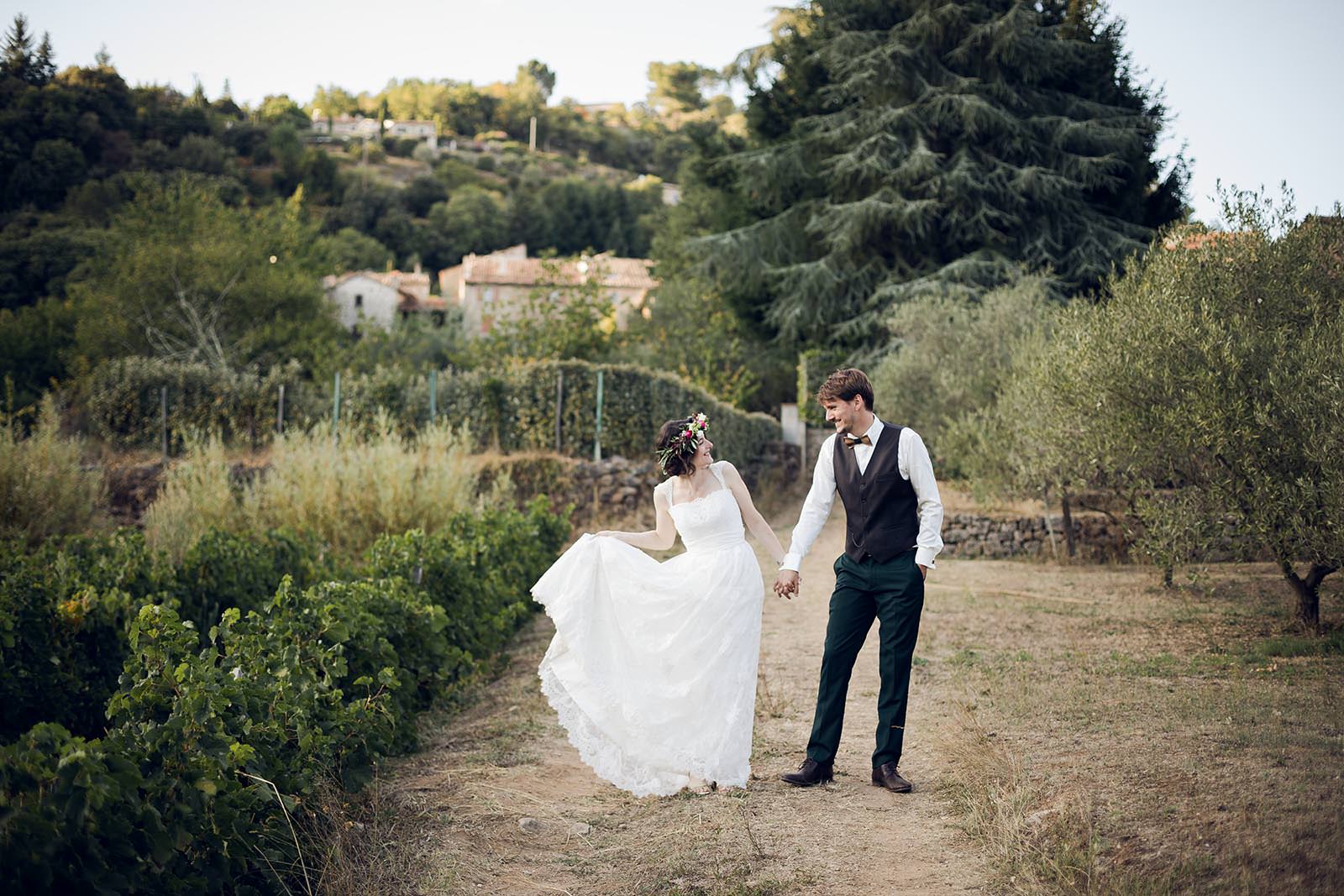 photo couple mariage Ardèche