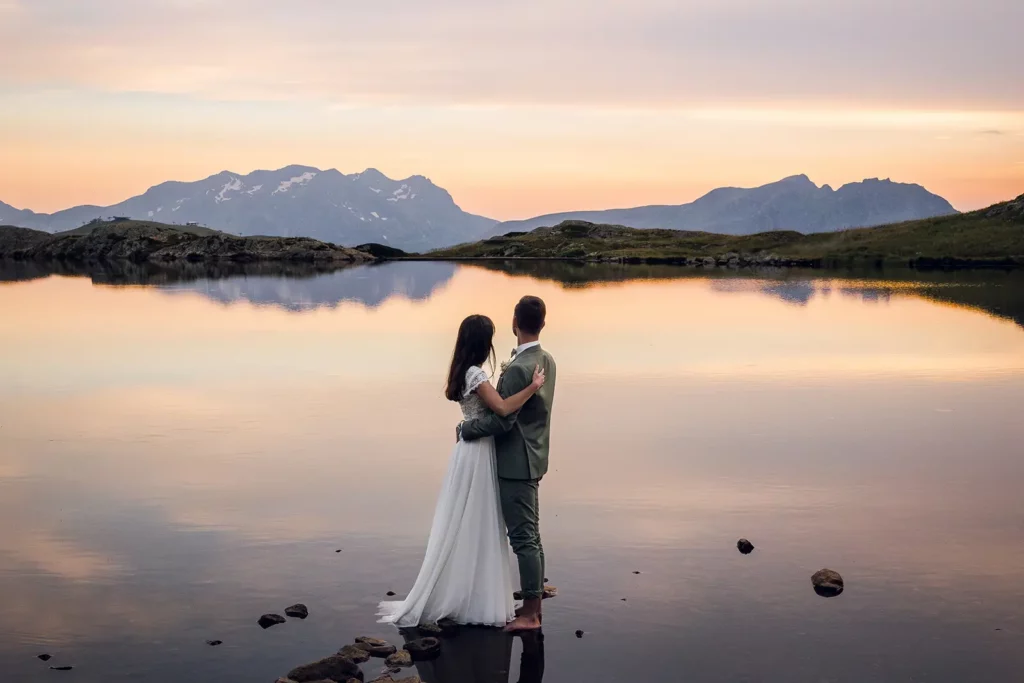 mariage à la montagne