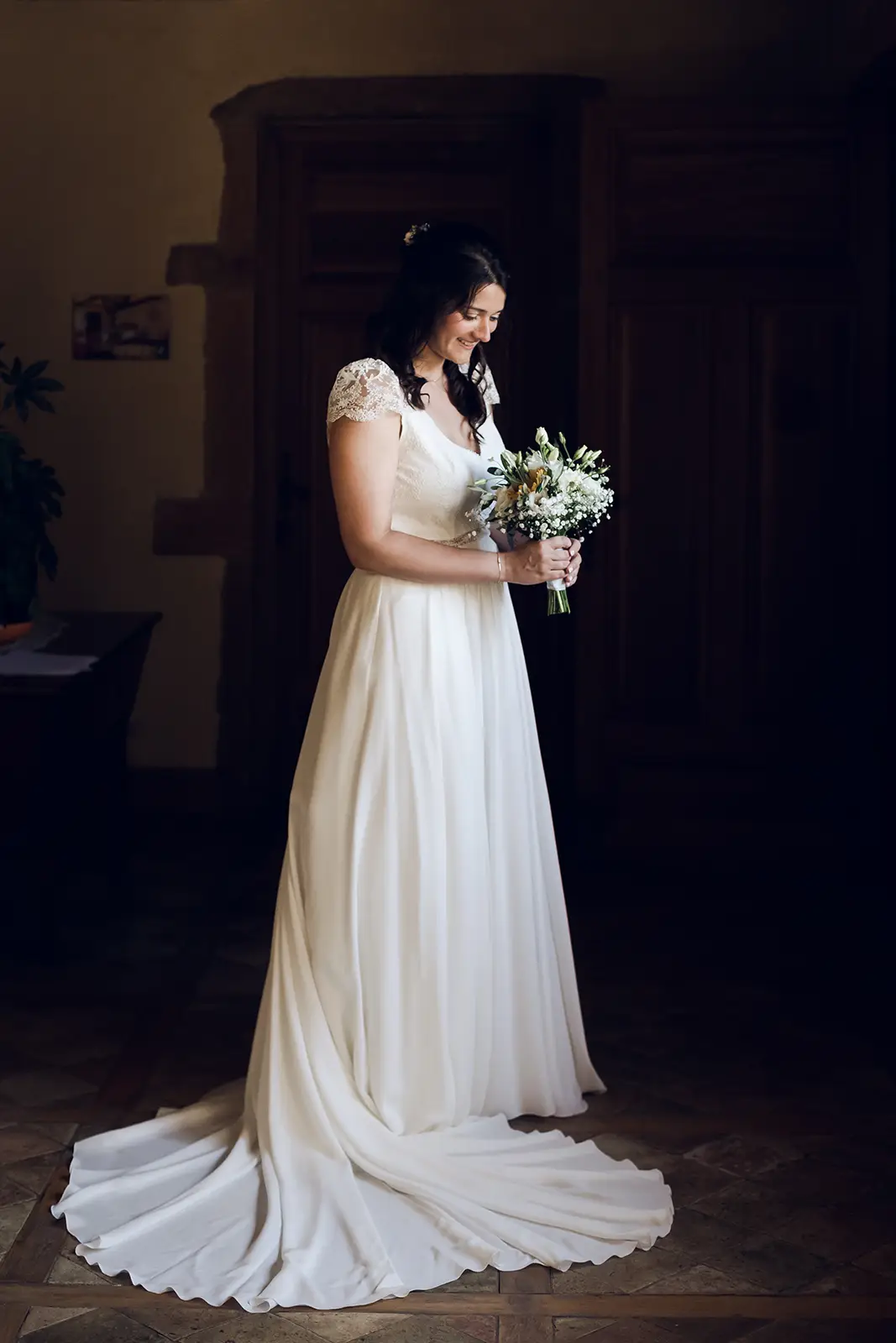Domaine de la Ruisselière portrait de la mariée